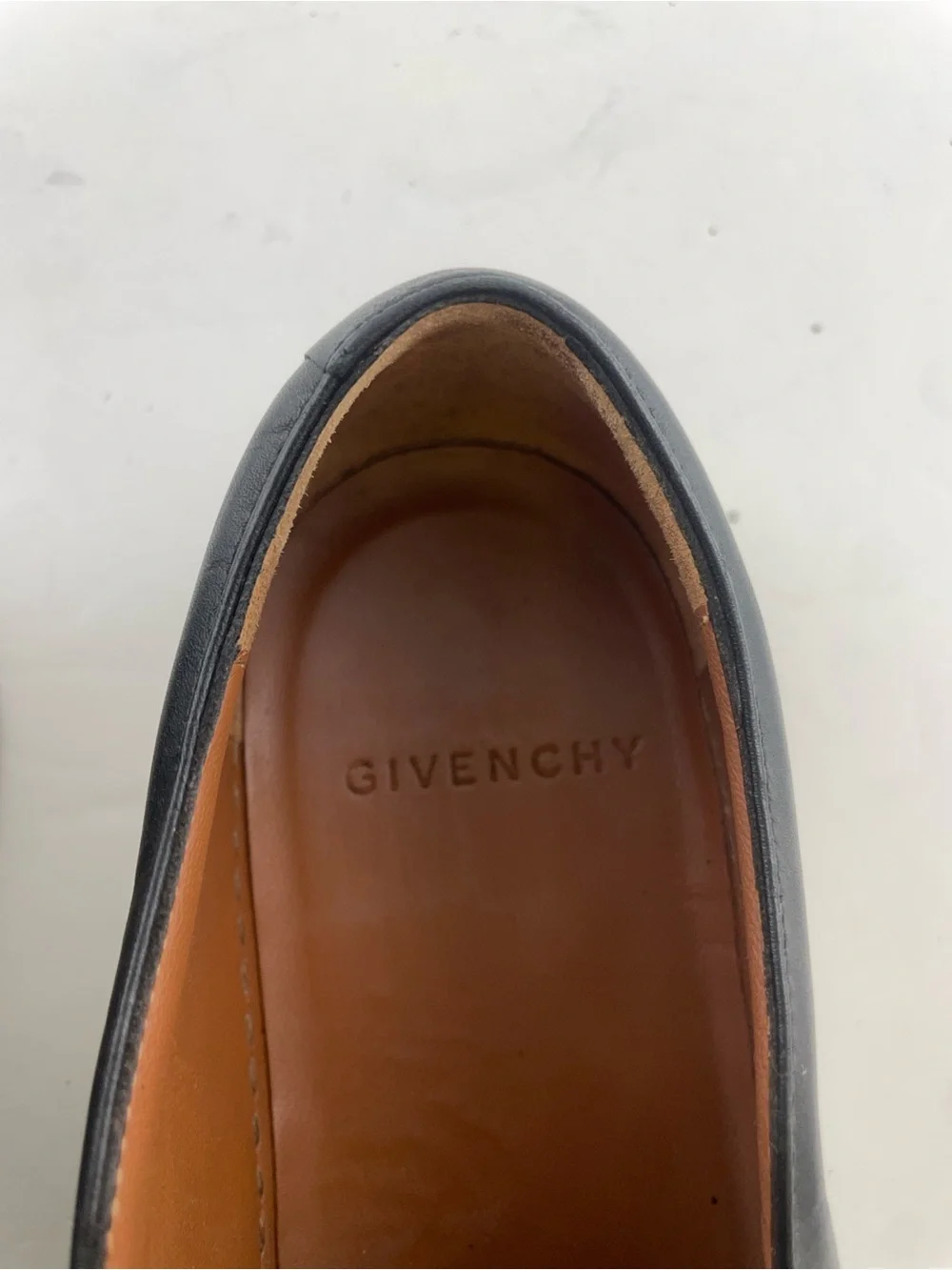 Givenchy Black Floral Leather Slip-On Sneakers - Picture 5 of 5
